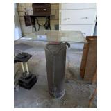 Vintage Fire Extinguisher Made Into Table w/