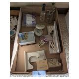Jewelry, Trinket Boxes, Empty Perfume Bottles &