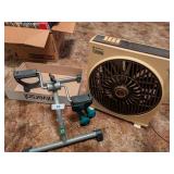 Sanyo Turbine Fan Small, Exerciser & Hand Weights