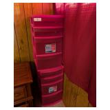 (2) 4 Drawer Sterilite Organizers