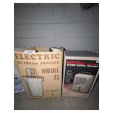 Electric Ice Cream Maker & Victorio Strainer