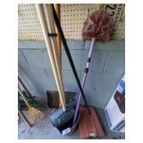 Vintage Push Vacuum, Broom, Dust Pan, Bucket, +