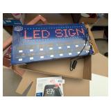 Alarm Clock & LED Sign