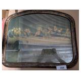 Vintage Last Supper Print in Ornate Frame