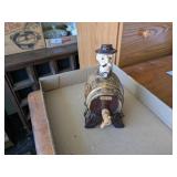 Vintage Whiskey Barrel Decanter Souvenir -*