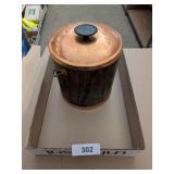 Vintage Ice Bucket w/ Tongs Coppercraft Guild