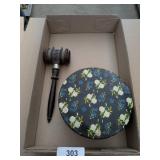 Avon? Cologne Judge Gavel & Vintage Tin