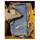 Assortment of Jeans & Jean Fabric