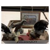 Deer Figurines, Deer Wall Art & Rooster Decor