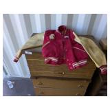 Vintage Red & Yellow Letterman Jacket Size 40