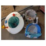 (2) Baby Activity Seats & Feeding Seat