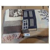 (2) Grandma Core Woven Throws