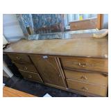 Plywood Dresser & Mirror -*