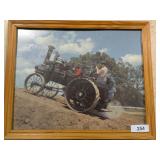 Vintage Case Tractor Framed Wall Art