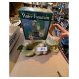 Frog Water Fountain, Frog Figurine