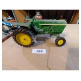 Metal John Deere Toy Tractor -*