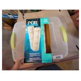 Small Tote w/ Lid & Pur Filters