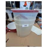 Rubbermaid Storage Containers, +