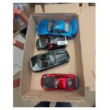 (4) Diecast Cars