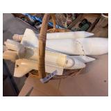 Basket w/ Plastic Rockets