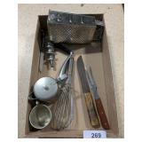 Old Hickory Knife, Small SS Coffee Pot,