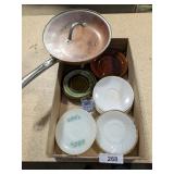 Fire King Saucers, Pfaltzgraff Drip Glaze Saucers,