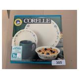 NIB Corelle 16 Pc. Blueberry Bouquet Dinnerware