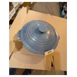 Technique Flame Stoneware Pot w/ Lid