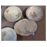 (3) Vintage Mixing Bowls & Platter