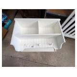 Wall Shelf w/ Matching Small Storage Bench