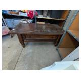 Wood Coffee Table -**