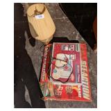 Lamp, Shiatsu Massage Pillow, Vintage Board Game