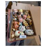 Salt & Pepper Shakers, Figurines, Banks