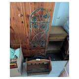Magazine Holder & Decorative Trellis -*
