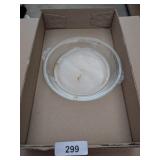 (2) Glass Pyrex Pie Plates