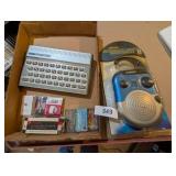 Shower Radio, Timex Keyboard, Paper Clips, Other