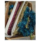 Christmas Garland, Tinsel Decor
