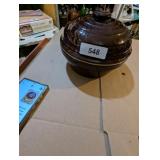 Marcrest Warm Brown Stoneware Casserole Dish
