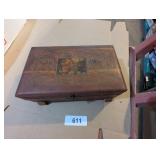 Vintage Small Wooden Box
