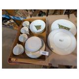 Jamestown Christmas Plates, Mugs, Bowls