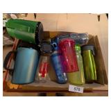 Travel Mugs, Plastic Bottles