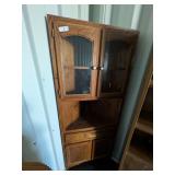Vintage Corner Hutch -**