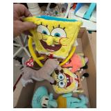 Ty Beanie Babies & Larger Spongebob
