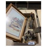 Figurines, Wall Art & Eagle Figurine w/