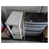 Small Plastic Shelf, Plastic Storage Bins, &