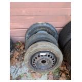 (3) Donut Tires