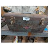 Craftsman Metal Toolbox w/ Assorted Tools