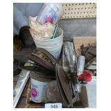 Paint Buckets, Caulk Guns, Drum Sanding Kit &
