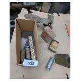 Vintage Roller Skate, Tins & Other