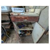 Metal Garage Cabinet + Drawer Contents Only